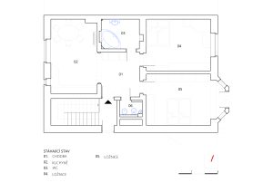 Podal - plan existing / PJS